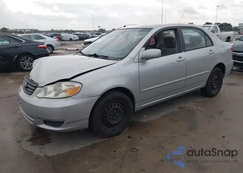 2004 Toyota Corolla Le z USA, uszkodzony, nr VIN 2T1BR32E94C317618